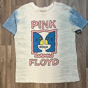 Pink Floyd Kids Tee - Blue, White, and Pink Graphic